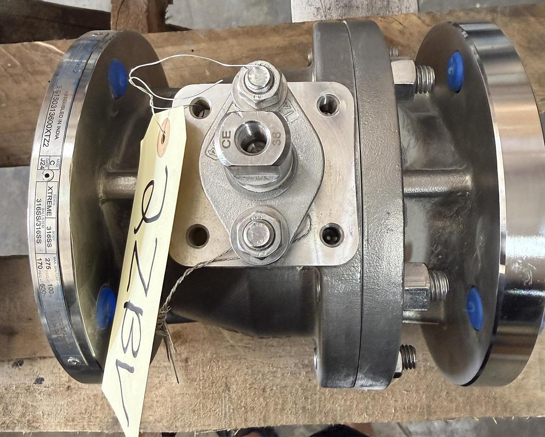 JAMESBURY 3" 150 RF BALL VALVE FP FIG # 3 9150313600XTZ2 316 BODY