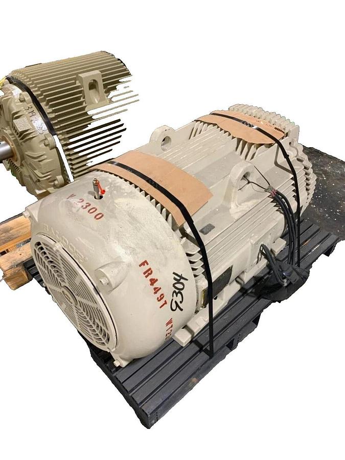Refurbished Baldor 200 HP Electric Motor 1185 RPM 2300 V 3 PH FR 449T