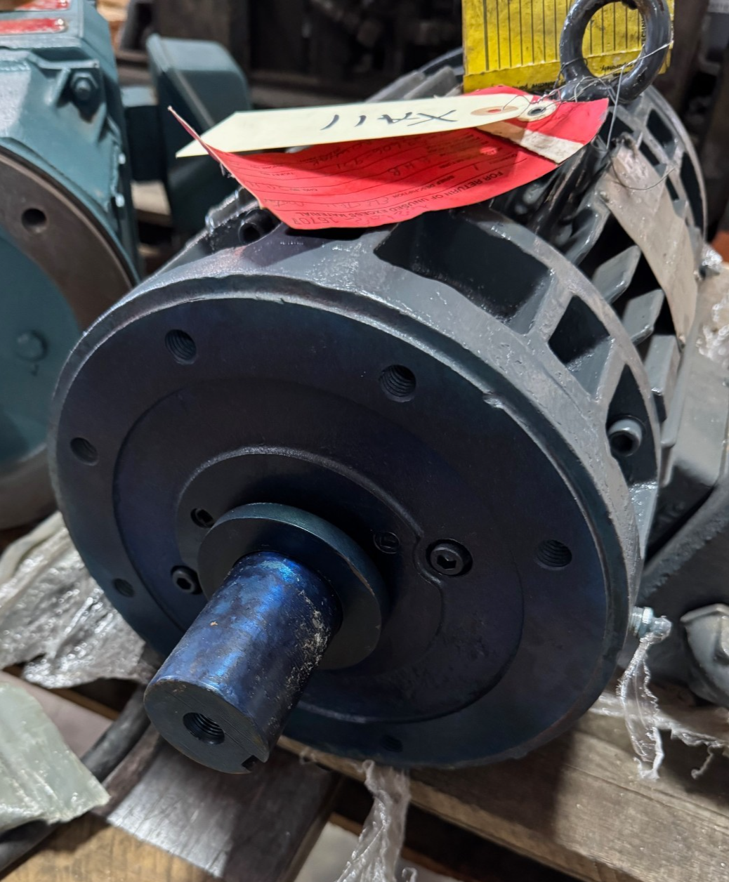 WESTINGHOUSE 1 HP VIBRATING MOTOR DOUBLE SHAFT XA11A SERIES 7004 859 RPM 230/460
