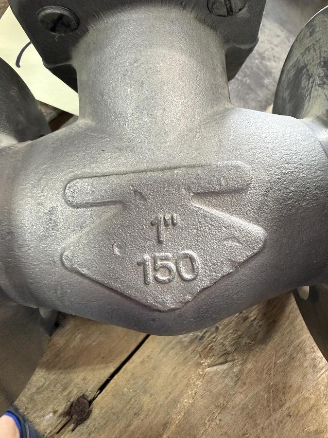 OMB 1" 300 RF FS GATE VALVE 316L BODY 316L TRIM