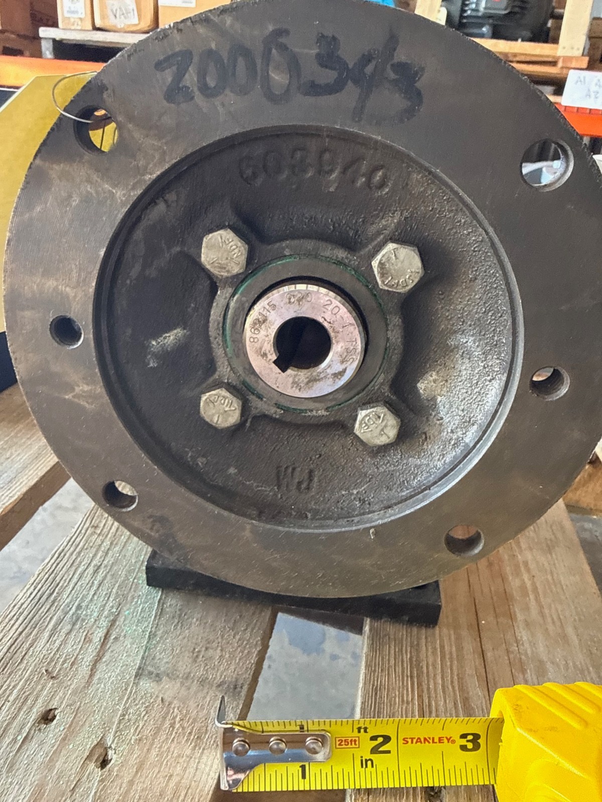 WINSMITH GEAR REDUCER 1XVC MOD E20MDNS31000DN 1750 RPM IN 20 TO 1 RATIO INPUT HP