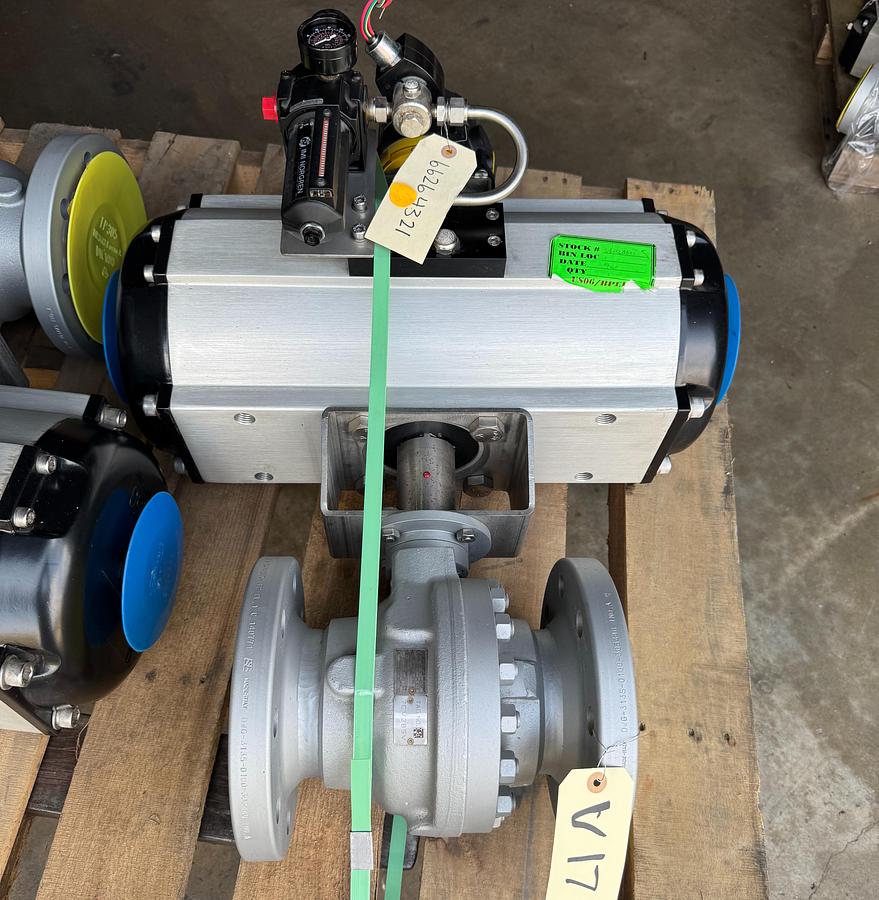 ARGUS 4" 300 RF FP BALL VALVE MODEL FK76M V4A W MOD S250S08 AUTOMAX ACTUATOR