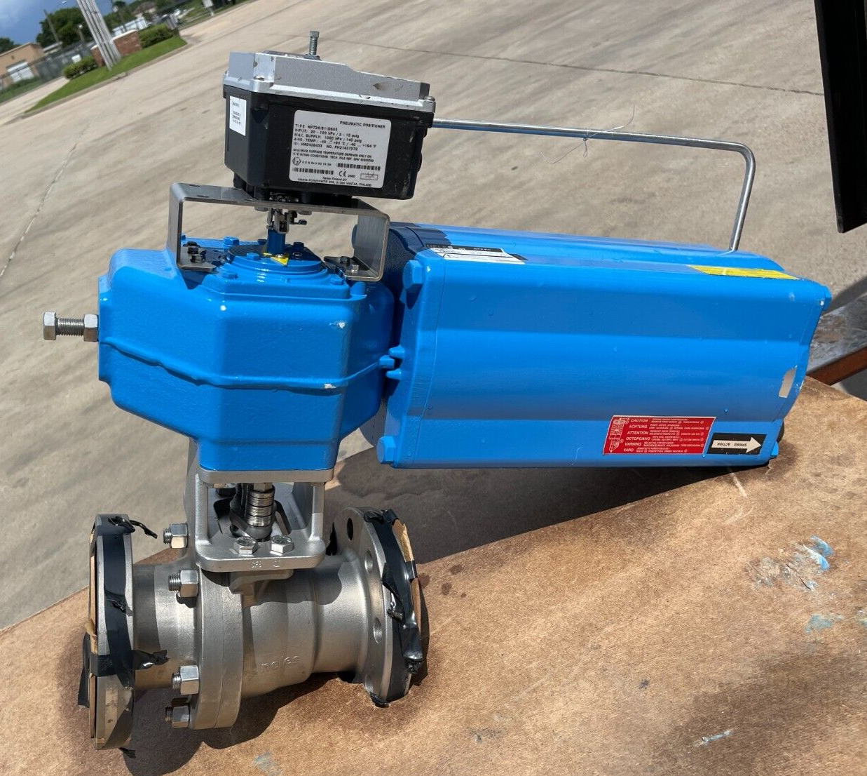 4" 300 RF FP BALL VALVE 316 M2DA03 JAMESBURY W ACTUATOR B1JU12/55L