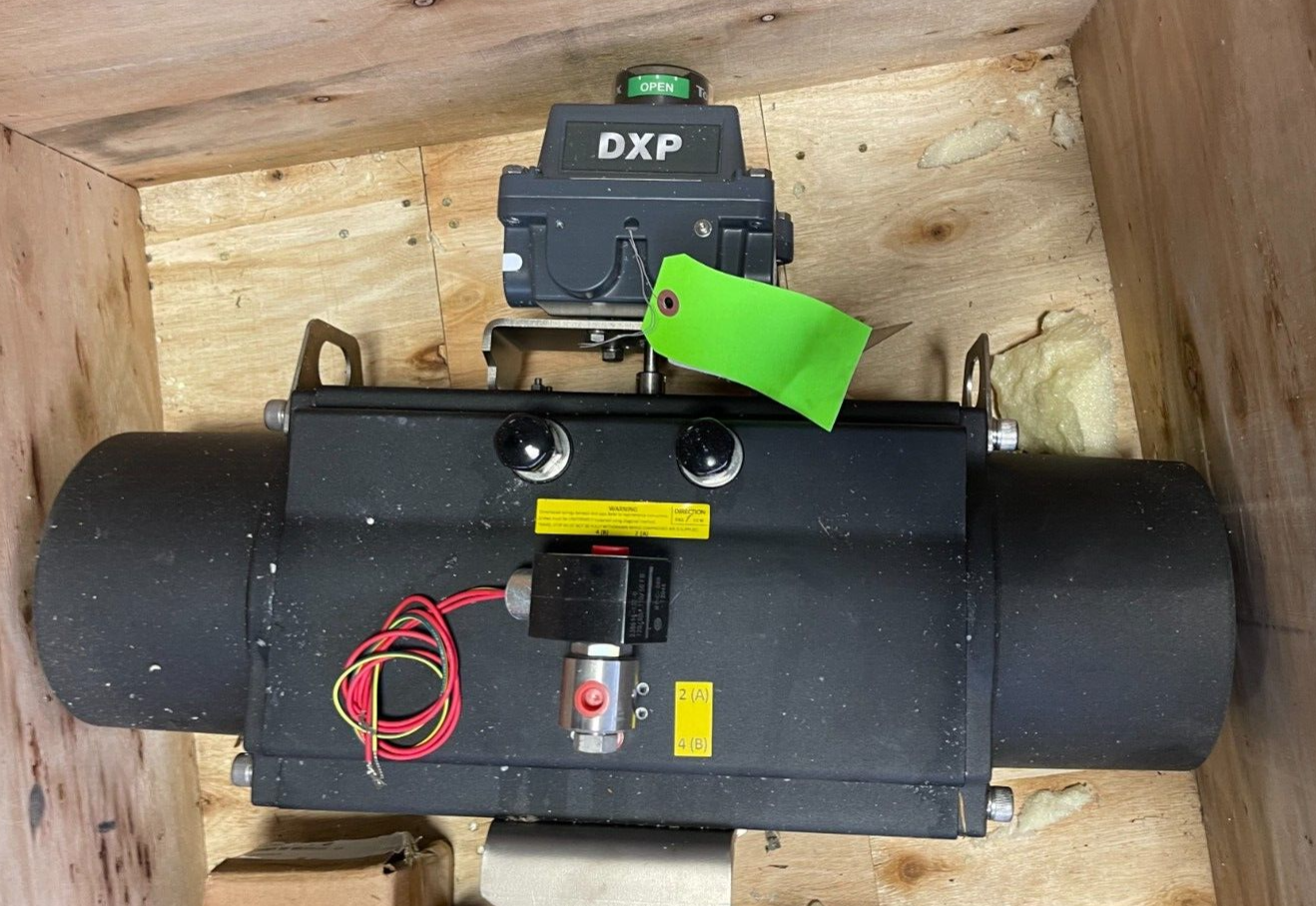 4" 150 RF FP BALL VALVE 316 KTM EB1SF-0100R38 W ACTUATOR EMERSON