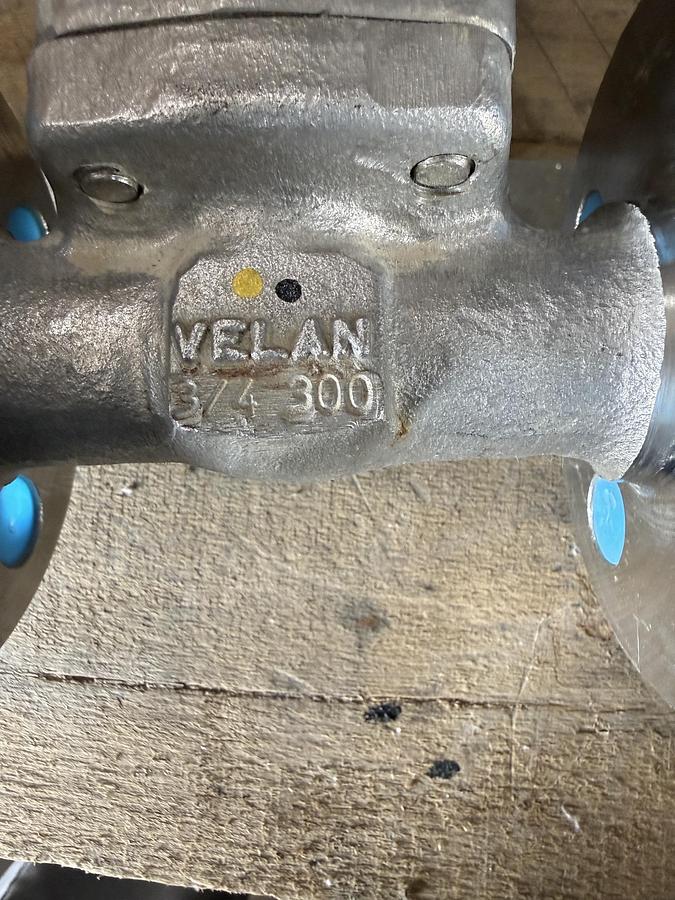 VELAN 3/4" 300 RF FS GATE VALVE 316 BODY 316 TRIM