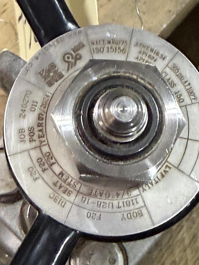 DSI 3/4" 150 RF FS GATE VALVE A-20 BODY A-20 TRIM