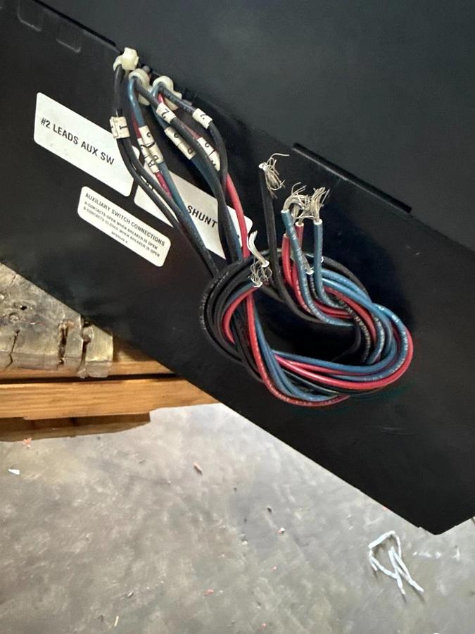 Refurbished Westinghouse 2000 AMP BREAKER PC32000F 2KA PC FRAME 3P 600V 2000 A TRIP 2YW2