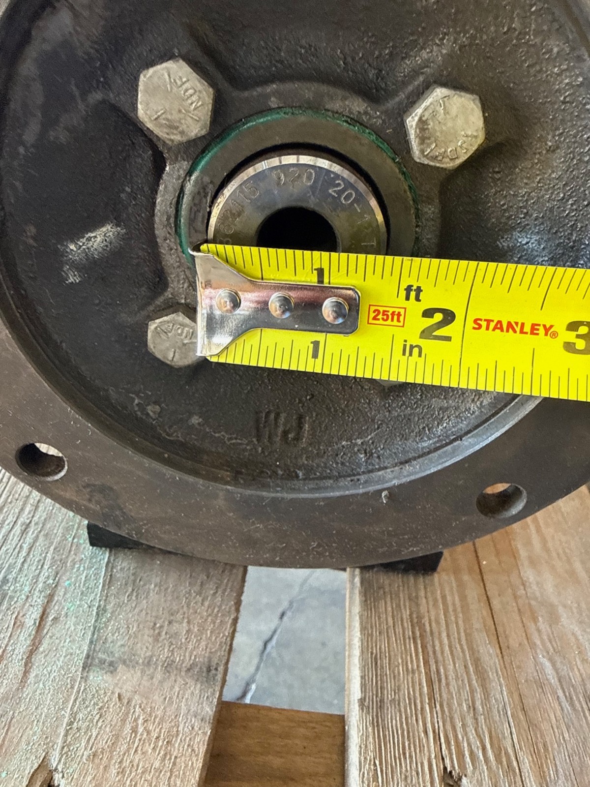 WINSMITH GEAR REDUCER 1XVC MOD E20MDNS31000DN 1750 RPM IN 20 TO 1 RATIO INPUT HP