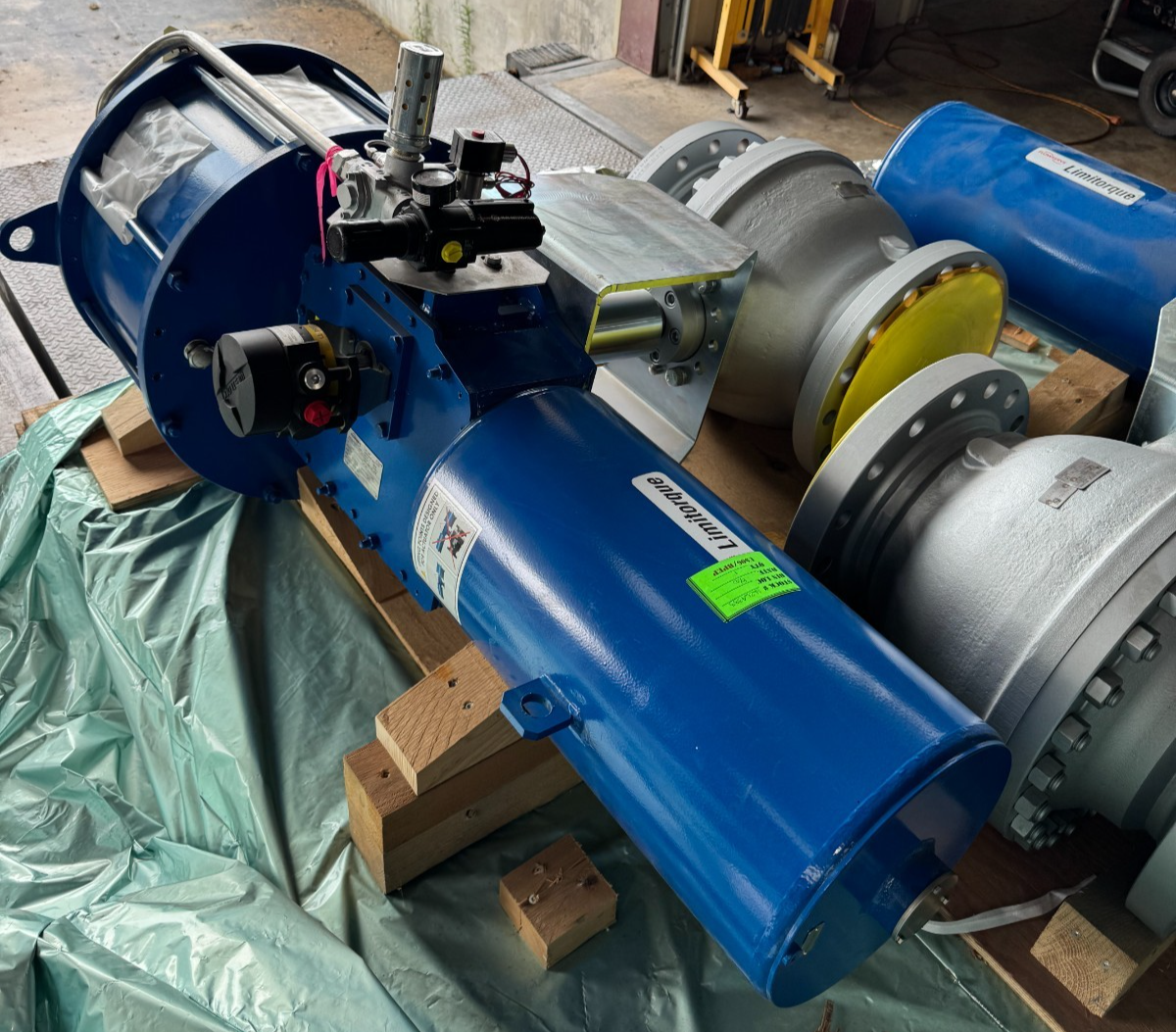 ARGUS 10" 300 RF FP BALL VALVE FK76M V33 W LIMITORQUE ACT LPS-20A-535B-FC2-3