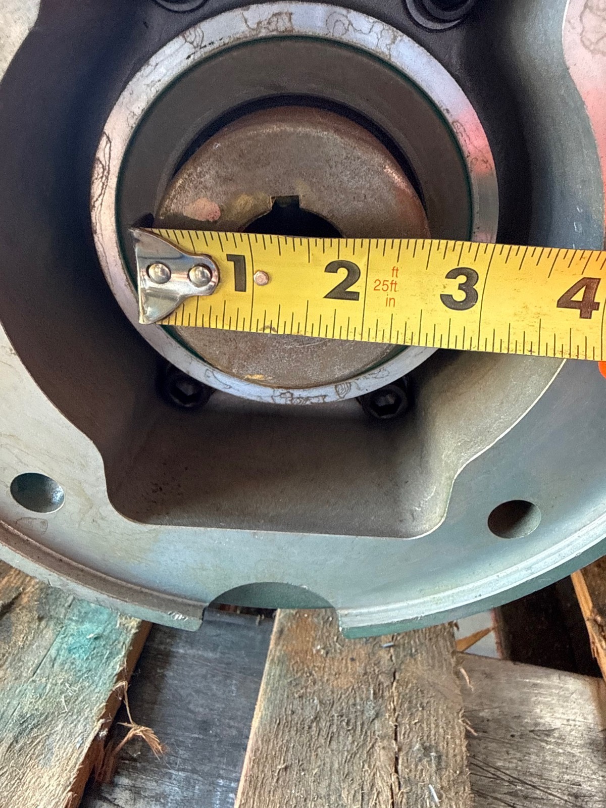 TIGEAR/2 BALDOR GEAR REDUCER 1XWE MOD 30Q20M18B0111 RPM 20 TO 1 3.81 HP MAX TORQ