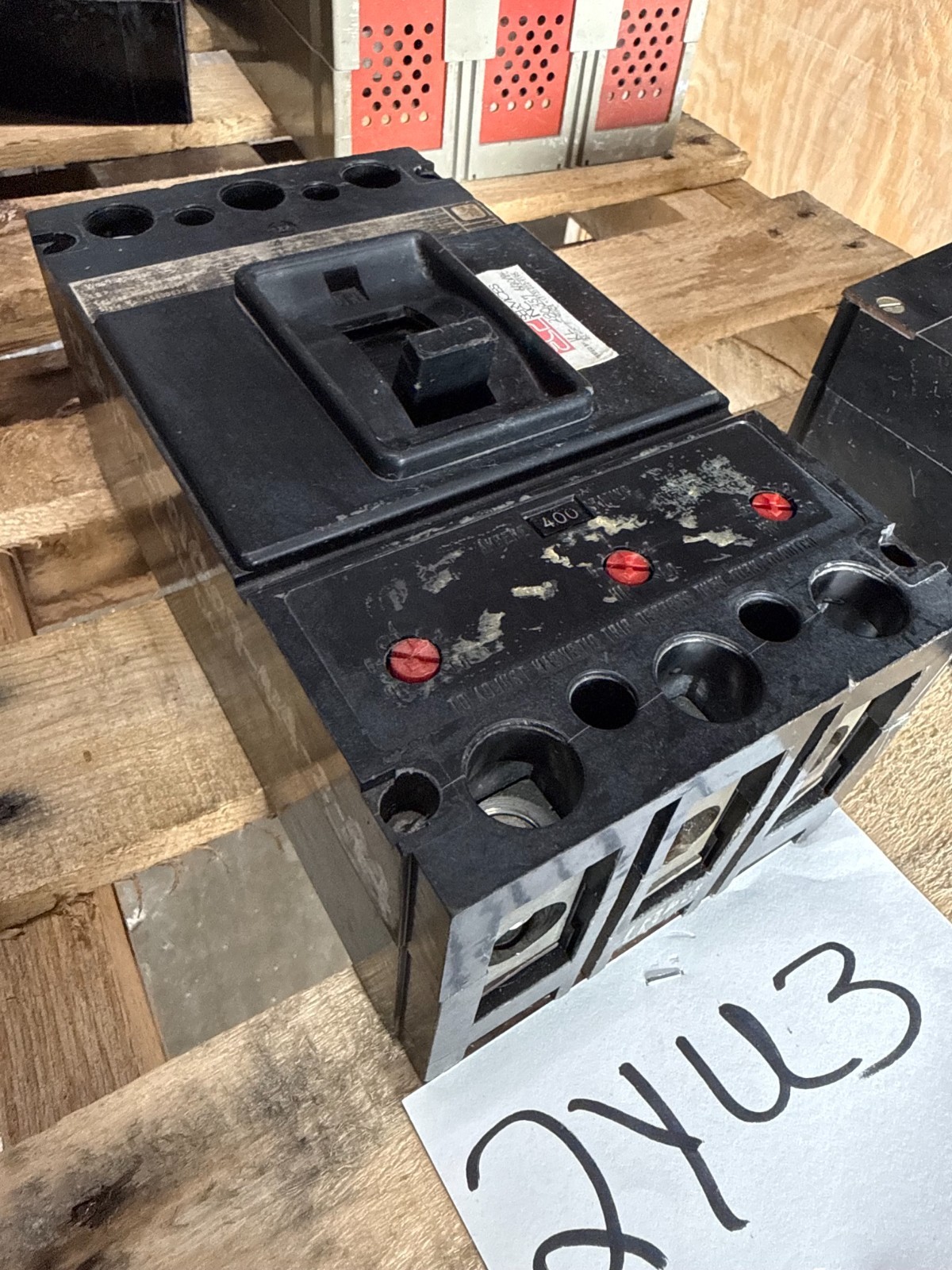 Refurbished Westinghouse Molded Case Circuit Breaker LB400F 400 Amp 3-Pole, 600 Volt 2YU3