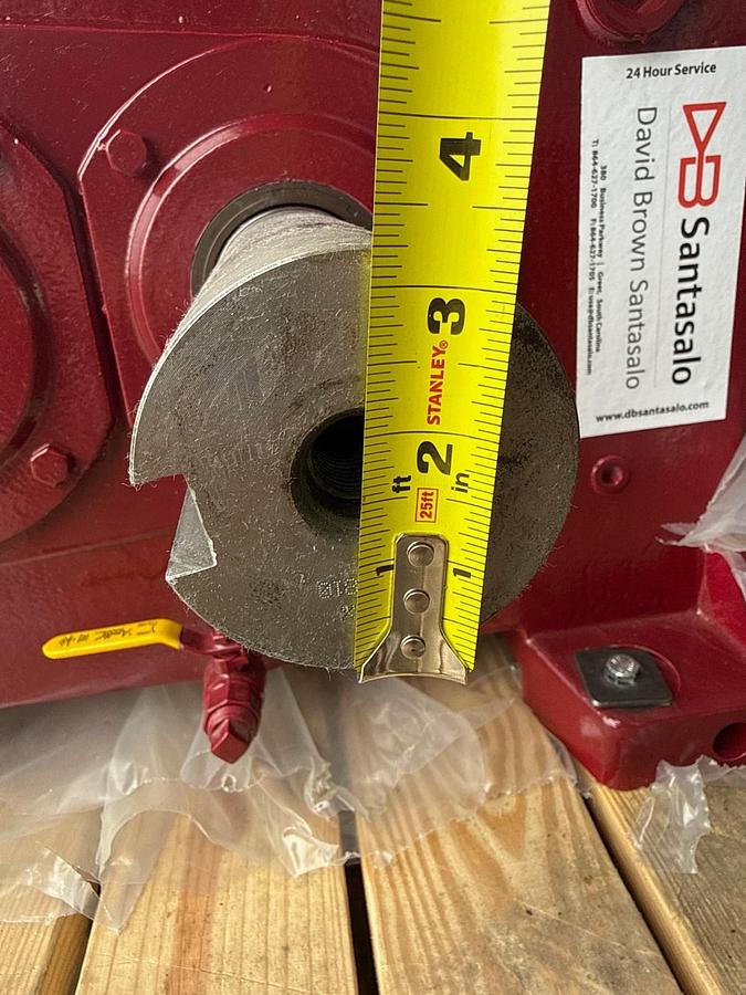 DB SANTASALO GEAR REDUCER 2XR 2XT MODEL 1KC225M F1-114598 RATIO 206 TO 1