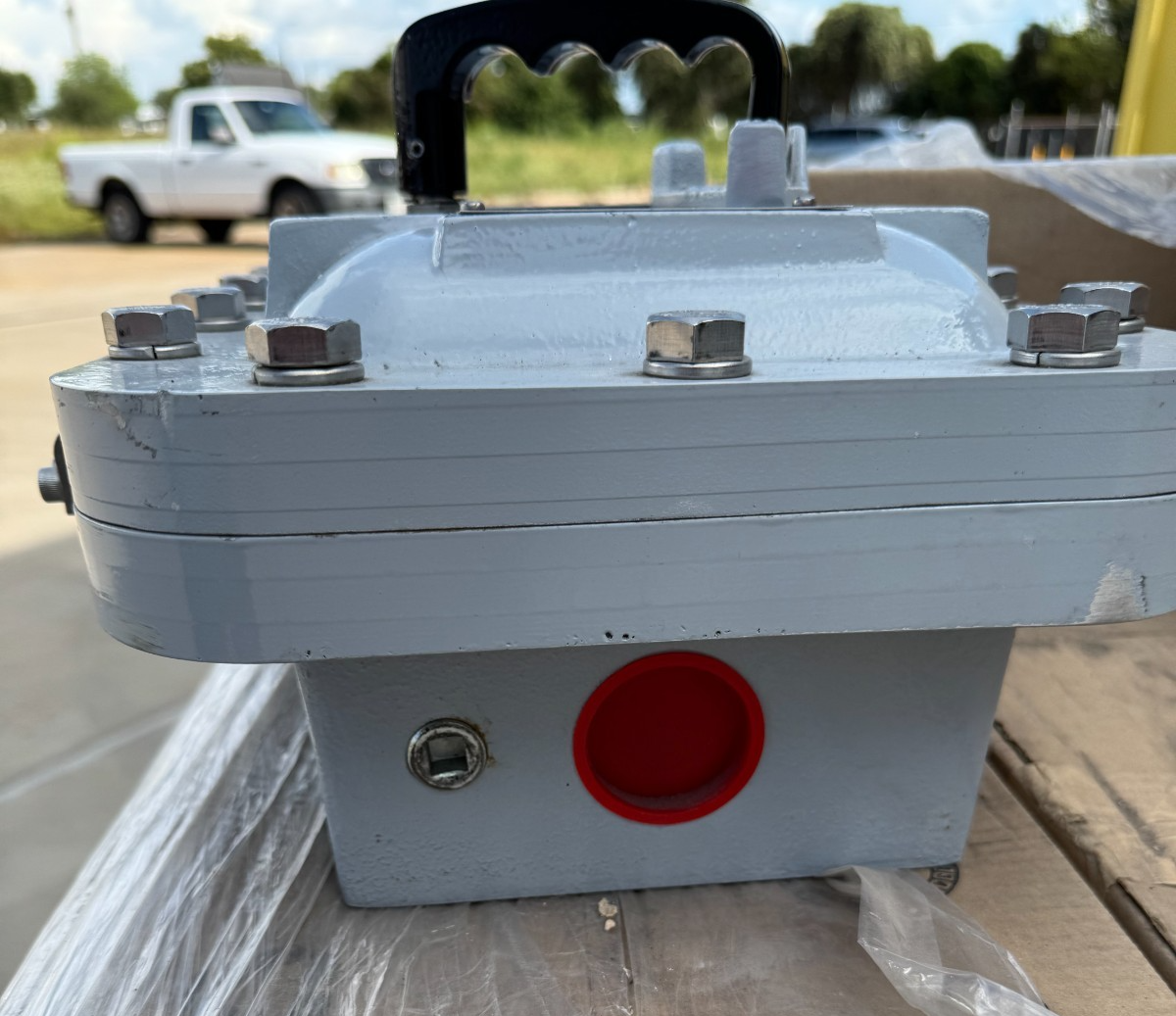 EGS APPLETON 20 AMP EXPLOSION PROOF BREAKER BOX AEAB12620S AD11C 600 V 2 PH 5 OU