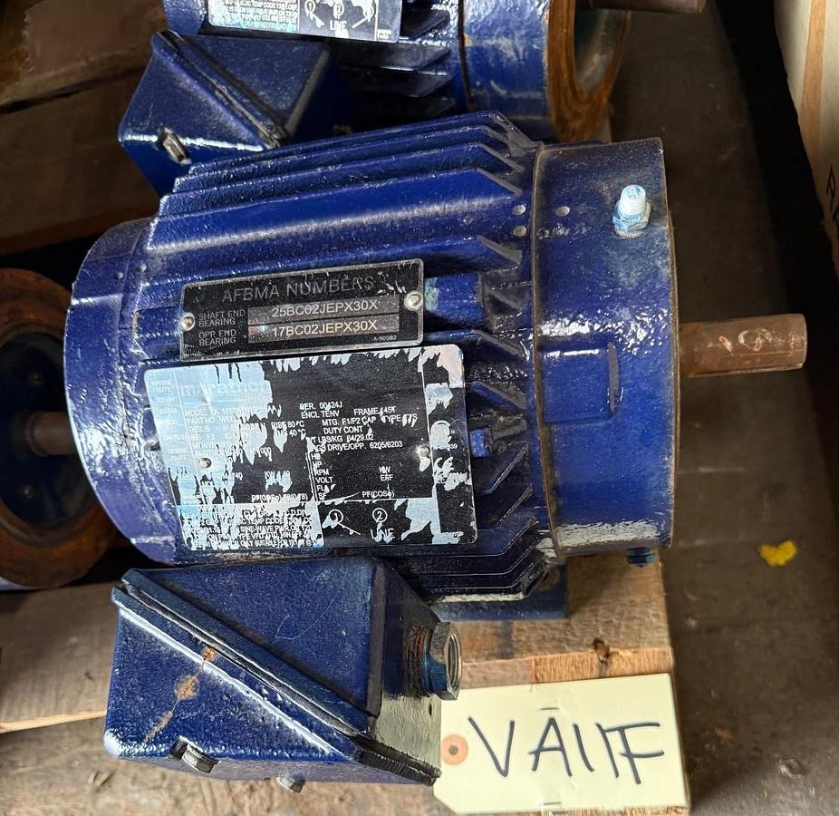 MARATHON Motor 2HP VA11EFG MODEL ZA145-THTN19058AAJ 1740 RPM 460 V FRAME 145T