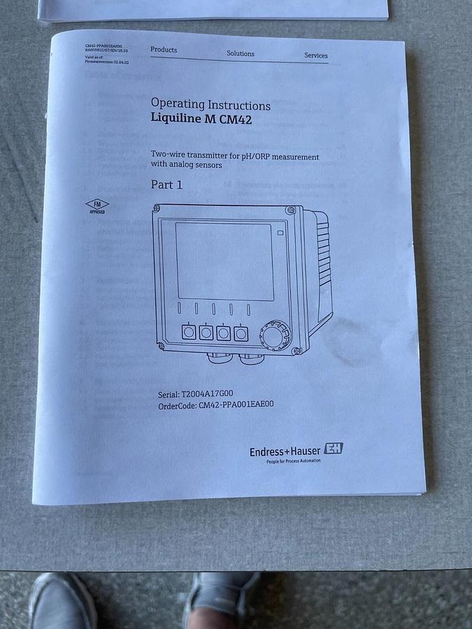 TRANSMITTER LIQUILINE M CM42-PPA001EAE00 Brand New in Box !