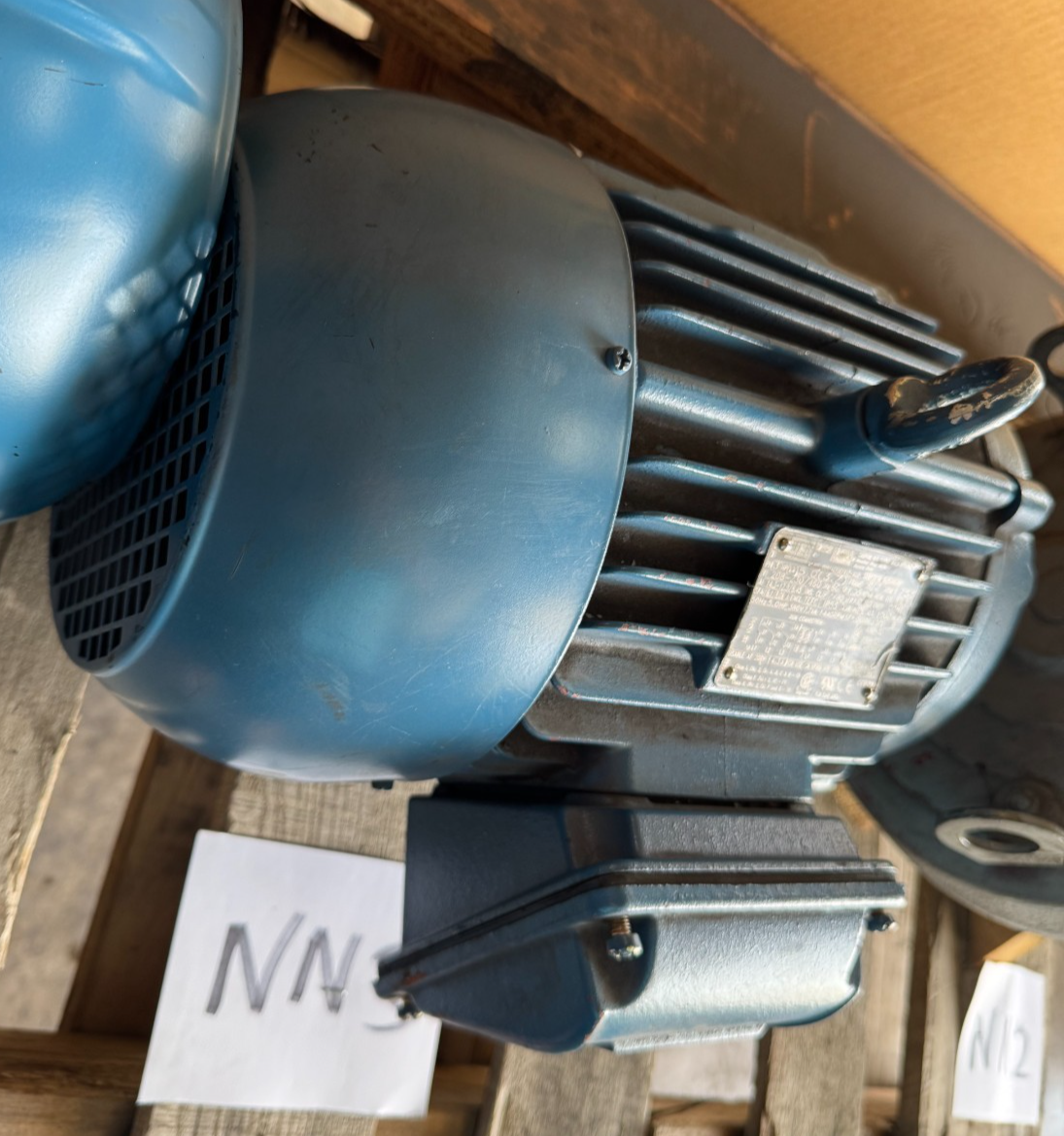 BALDOR MOTOR NN3 5 HP MODEL 00318E73E181T-W22 1755 RPM 200-230/460 V 3 PH 14.3-1