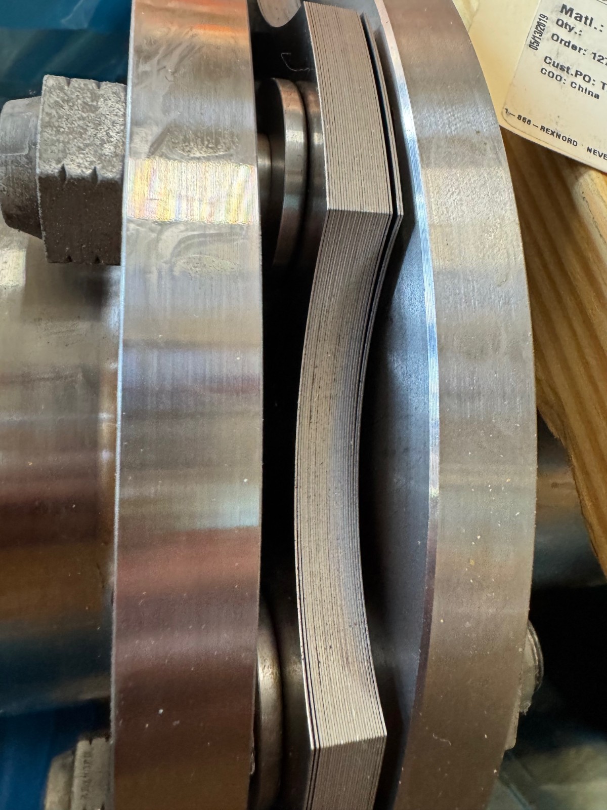LEXNORD FLEX COUPLING MODEL 450S52-R  XA11 SIZE 450 THOMAS SERIES  52.SZ 450