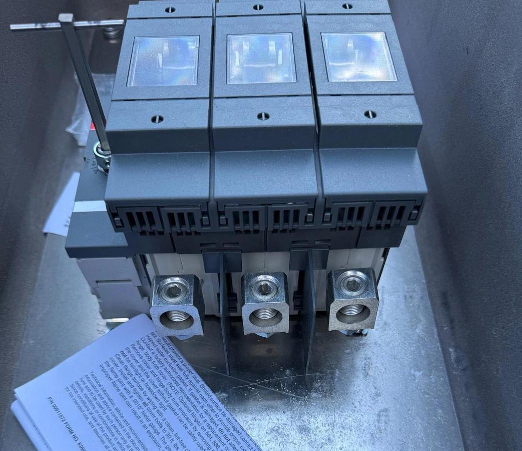 KILLARK EXPLOSION & FIRE PROOF ENCLOSURE EXB-12248 V61 W 200 AMP 600 V SWITCH