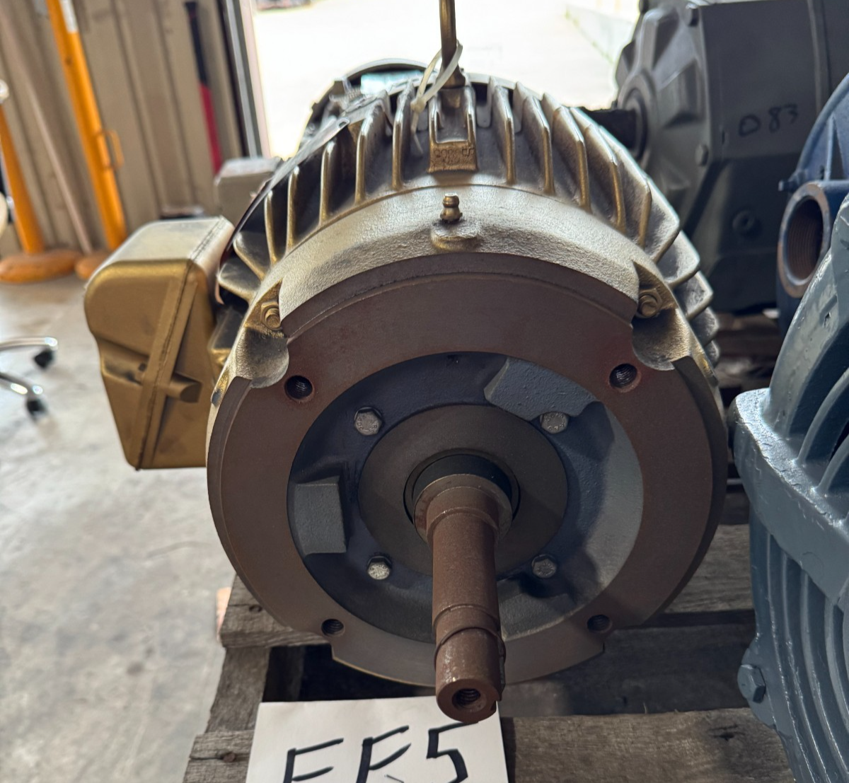 BALDOR SUPER E MOTOR FF5 15 HP MODEL O7H42W389G1 3525 RPM 230/460 V 3 PH
