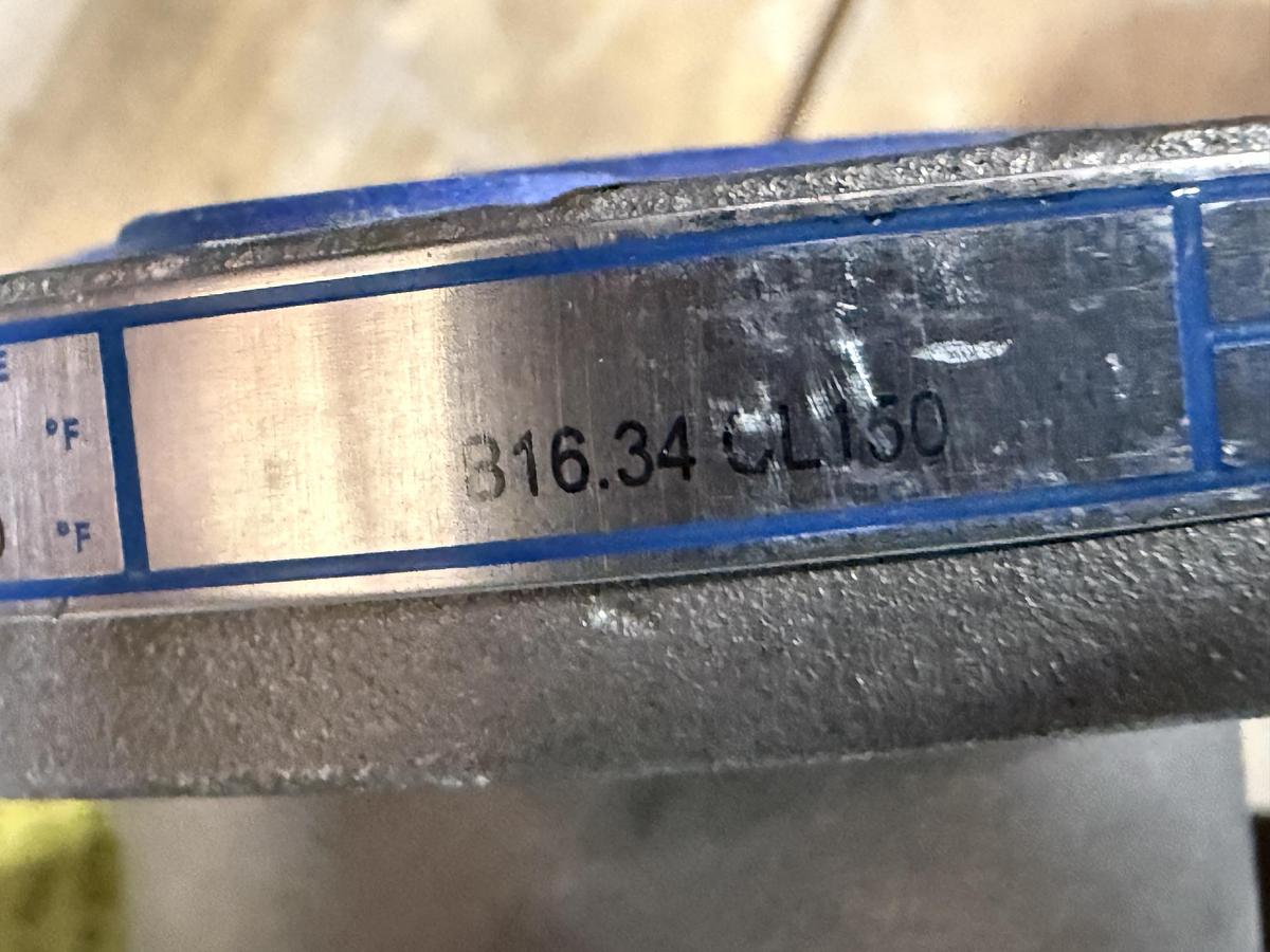 JAMESBURY 11/2" 150 RF BALL VALVE RP FIG # 11/2" 7150313600XTZ2 316 BODY