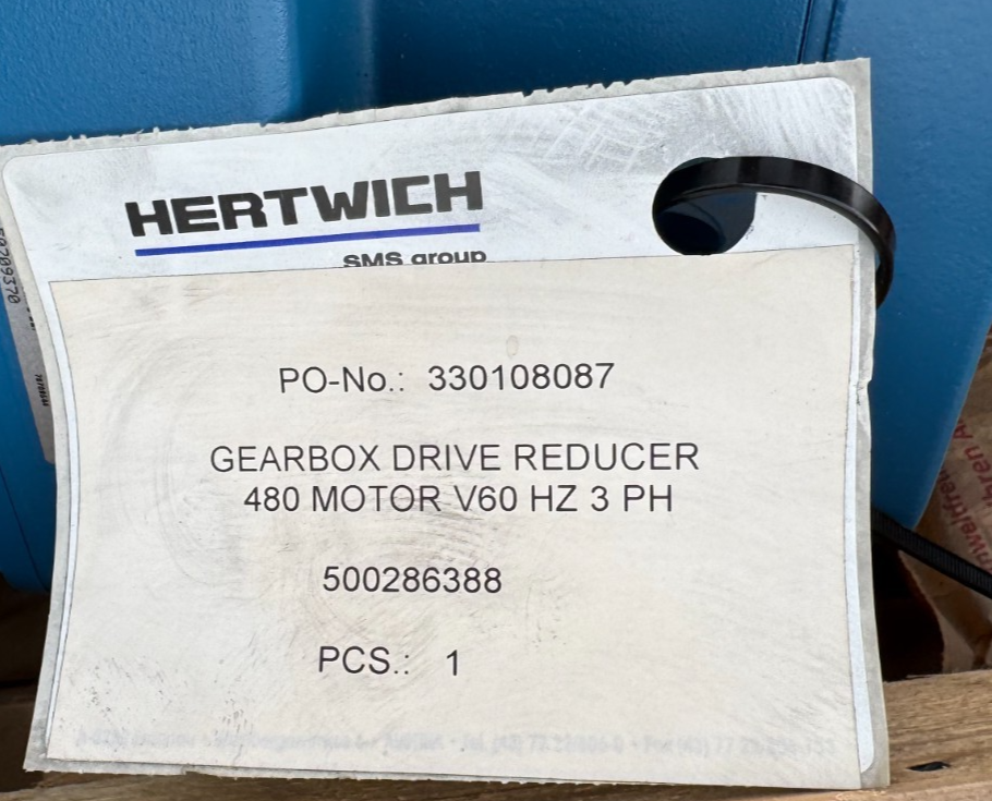 DEMAG CRANE GEAR MOTOR 9 .15 HP HH2 KBF 90 A12/2 500-240/3250-120 RPM
