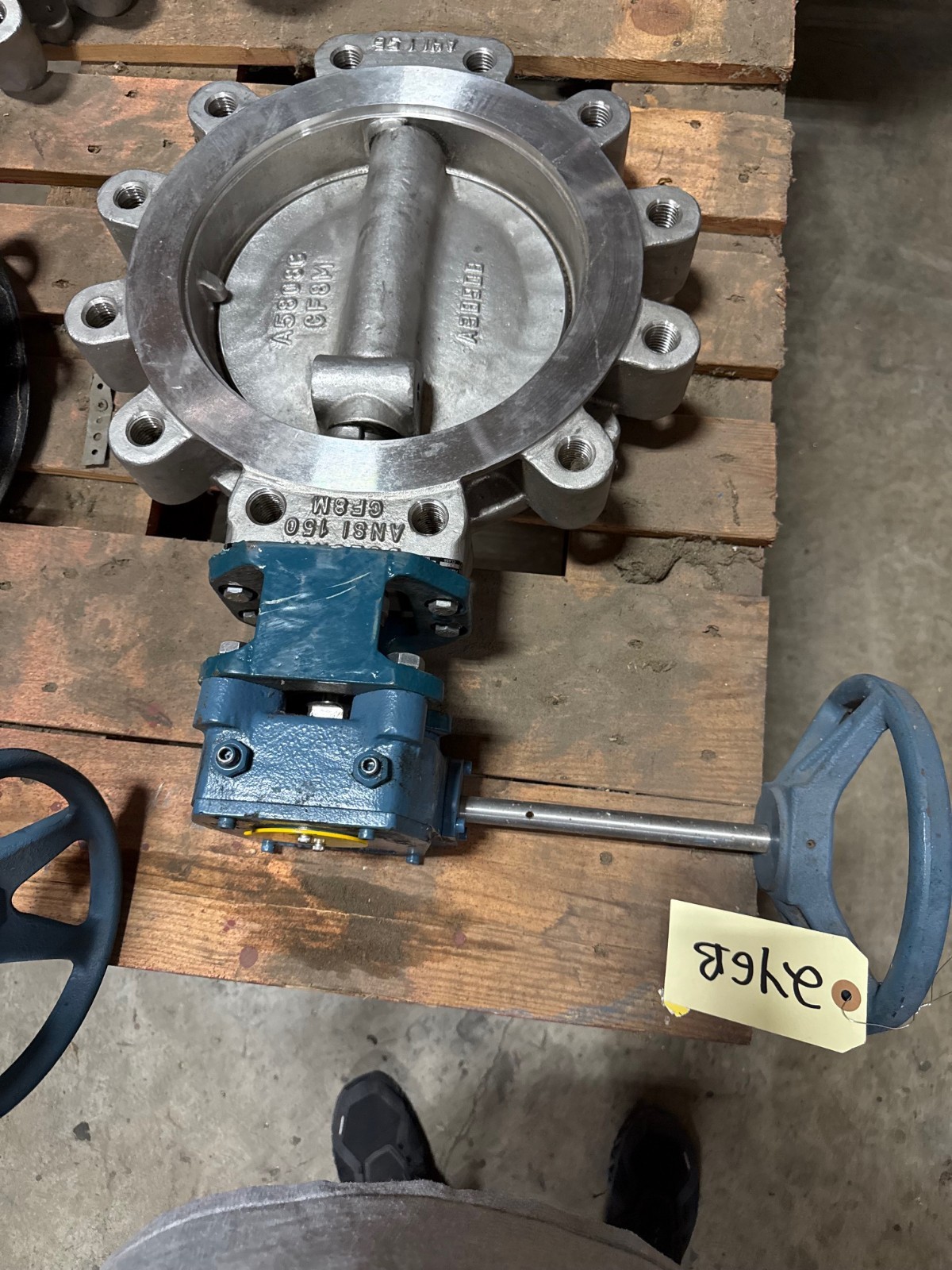 Used DEZURICK 10" 150 LB LUG HI PERF BUTTERFLY VALVE BHP 9610662R001 2YGA 2YGB 2YGC