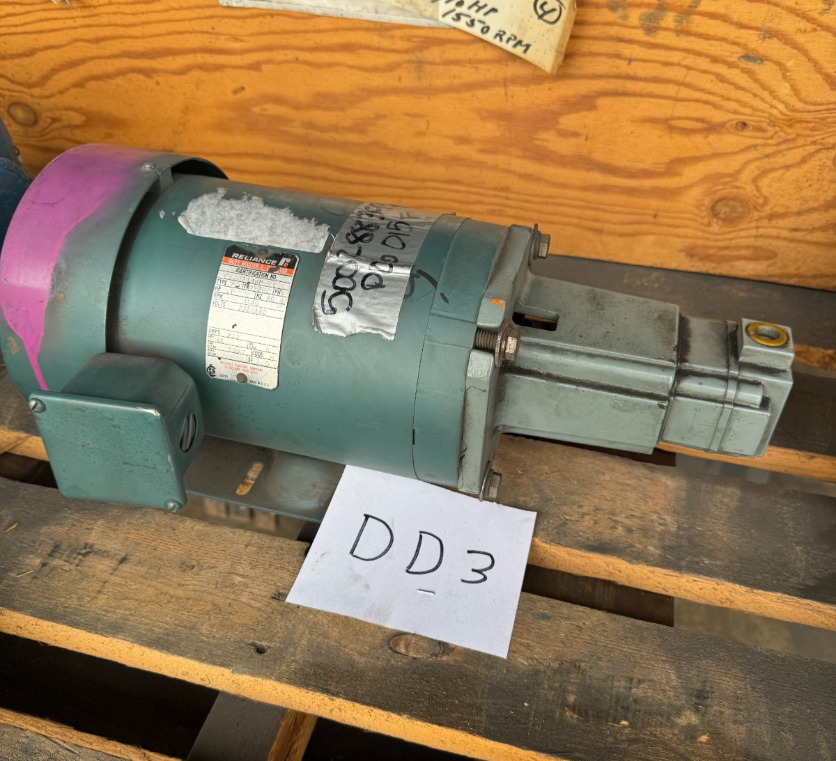 DOUBLE A BROWN & SHARP DD3 HYDRAULIC PUMP MODEL PFG 10 10A1 RELIANCE MOTOR 11 HP