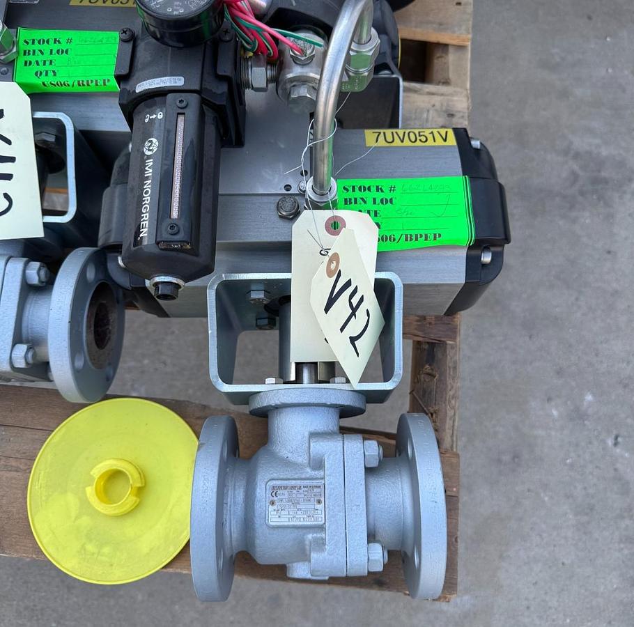 ARGUS 2" 150 RF FP BALL VALVE FK79 V42 CS BODY WITH AUTOMAX ACTUATOR S150S07