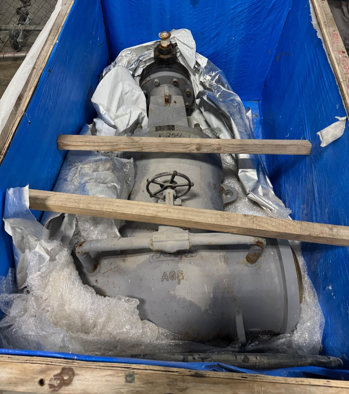 10" 1500 BW PRESSURE SEAL GATE VALVE WCB W GEAR OP P44 47 48 AEGIS