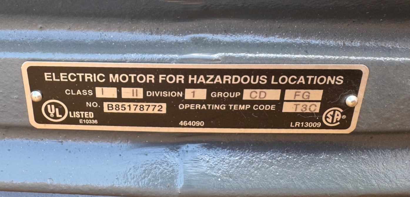 US MOTORS MOTOR XA20 30 HP MODEL X30P2B 1775 RPM 230/460 V 3 P 69/34 AMP FR 286T