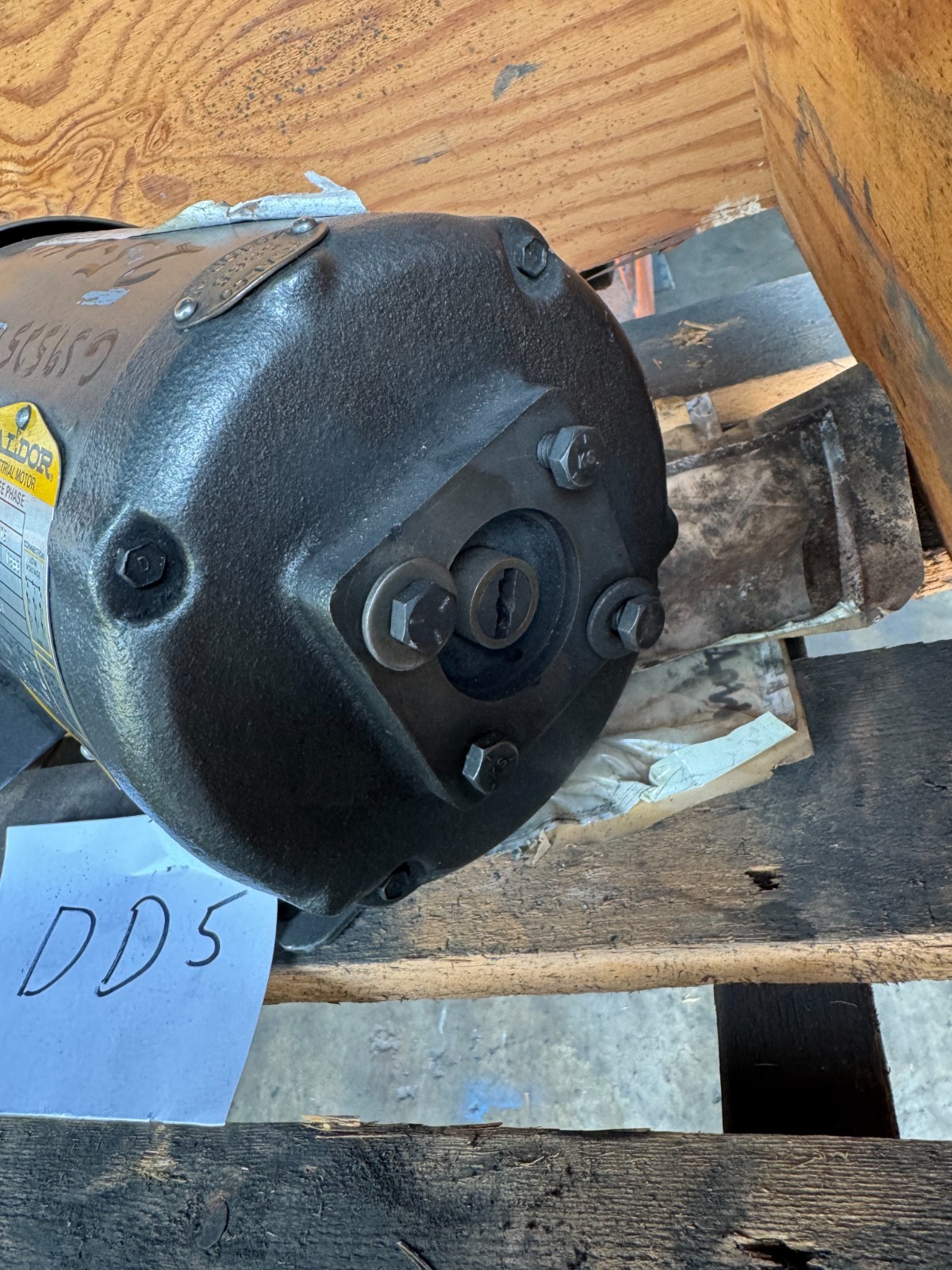 TUTHILL BALDOR MOTOR DD6 1/4 HP MODEL 34C510-5518C1 1725 RPM 115/230 V 1 PH