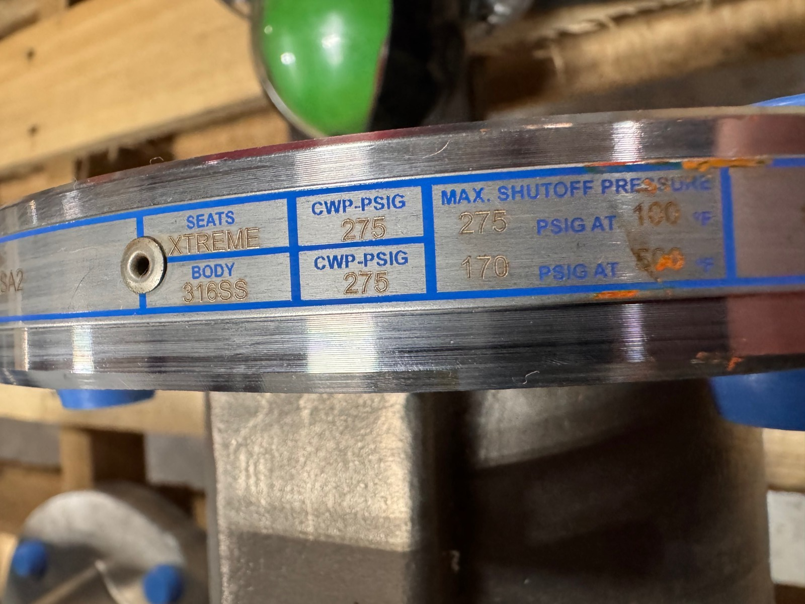 JAMESBURY 3" 150 FP BALL VALVE 316 SS MODEL 7150 HANDLE OP ZF1