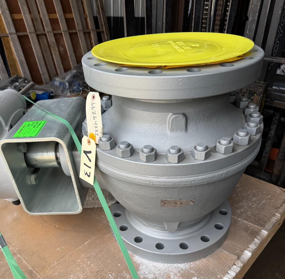 ARGUS 10" 300 RF FP BALL VALVE FK76M V13 V14 WITH GEAR OPERATOR