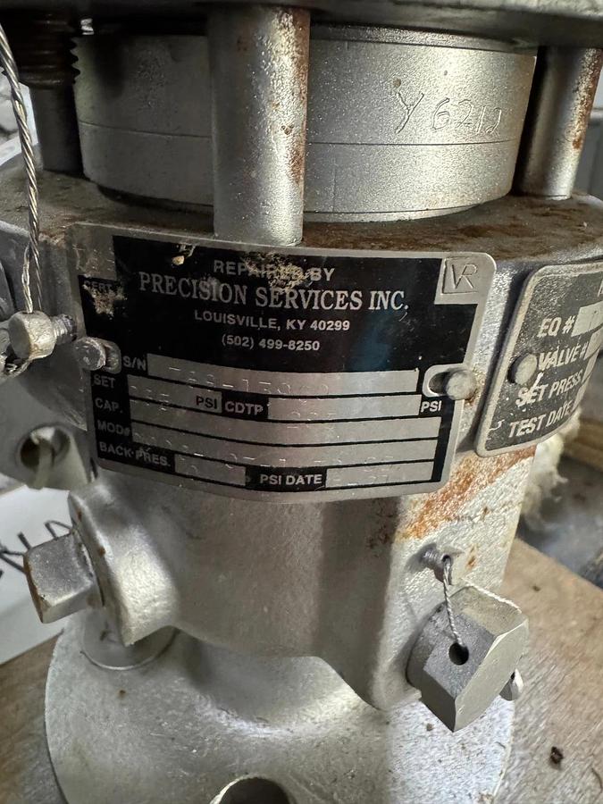 CONSOLIDATED 11/2" 300 X 2" 150 RELEIF VALVE VA8E WCB WITH PILOT 39PV07-2-CC-E-S