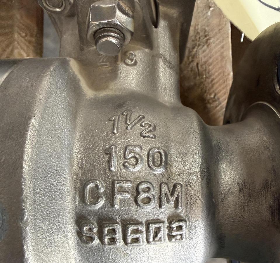 JAMESBURY 3/4" 150 RF BALL VALVE FP FIG # 3/4" 7150313600XTZ2 316 BODY