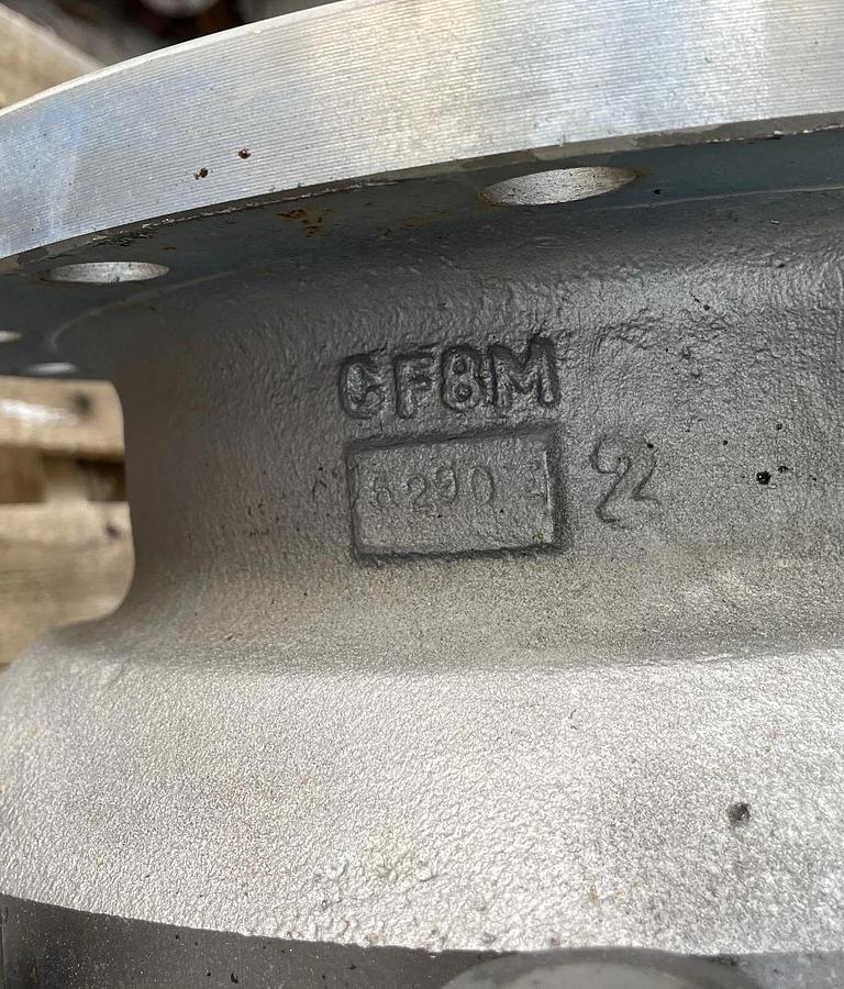 10" 150 RF FP BALL VALVE  NELES JAMESBURY 10-6150-71-3600MB1 316 SS W GEAR