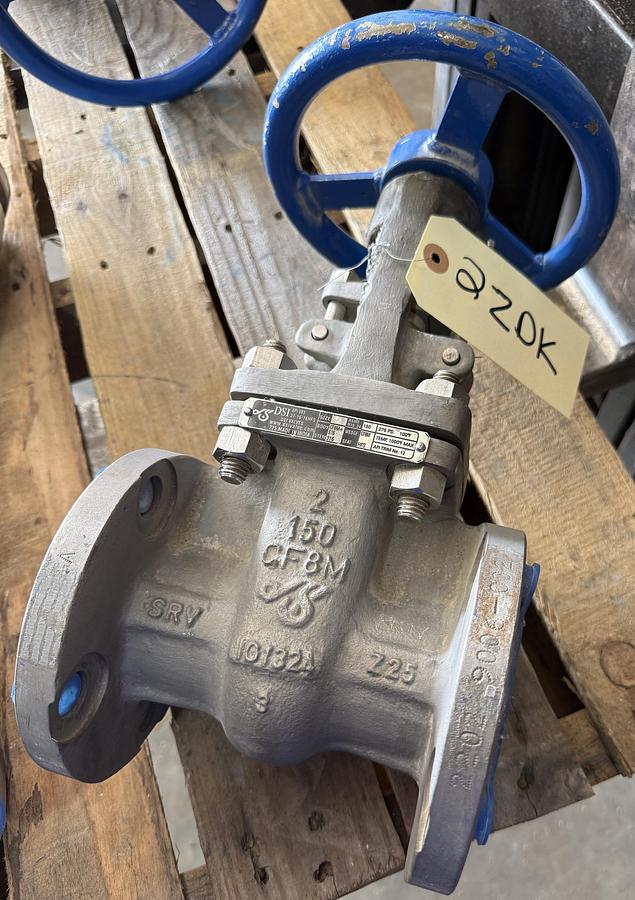 Refurbished DSI 2" 150 RF GATE VALVE 316 BODY 2ZDK FIG# 37-16-16HFS