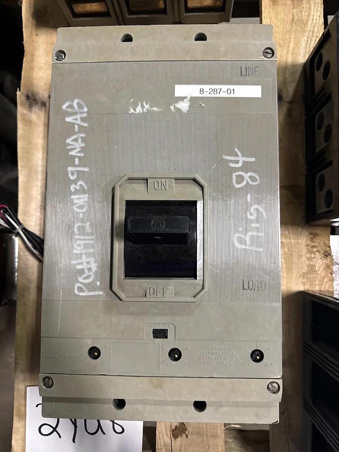 Refurbished ITE 1000 AMP BREAKER 2YU8 MODEL HPSM100CSN TYPE ETM 1KA MAGNETIC TRIP 2 SHUT