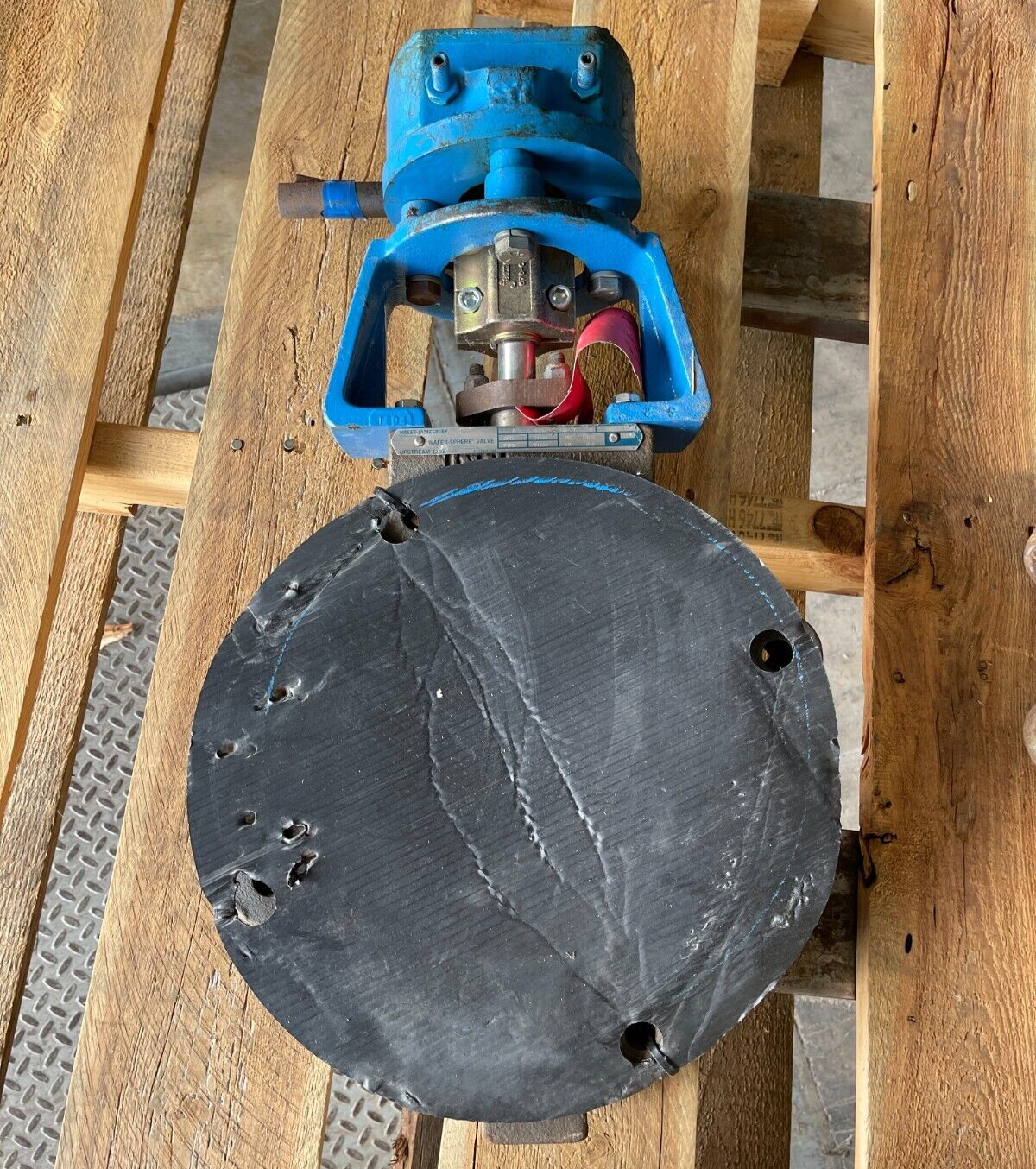 8" 150 LB LUG BUTTERFLY VALVE HI PERFORMANCE JAMESBURY A105 X 316 SS 815L-11-223