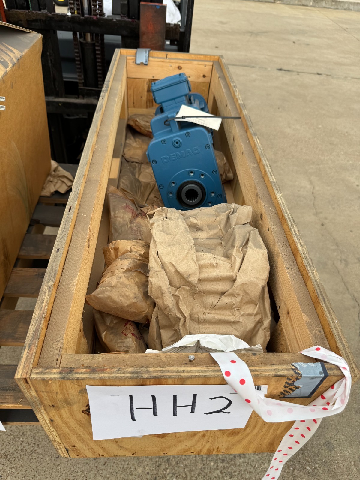 DEMAG CRANE GEAR MOTOR 9 .15 HP HH2 KBF 90 A12/2 500-240/3250-120 RPM