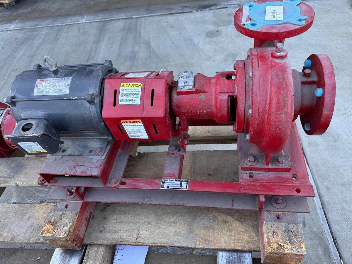 BELL & GOSSETT PUMP 21/2" X 3" X 6.625" IMPELLAR ZN6 8 1510 3 HP 203 GPM@85' 175