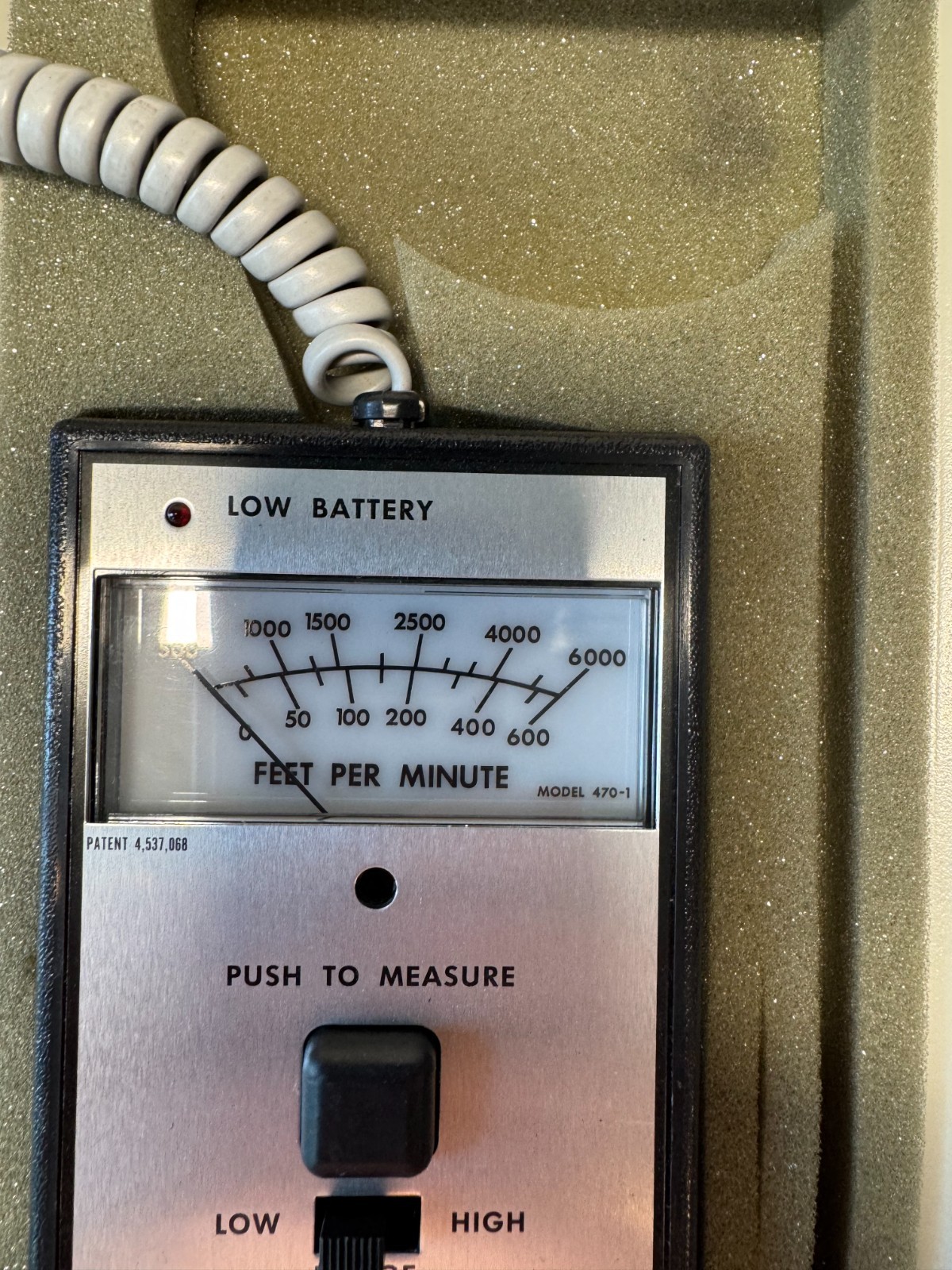 DWYER THERMAL ANEMOMETER AC5 SERIES 470
