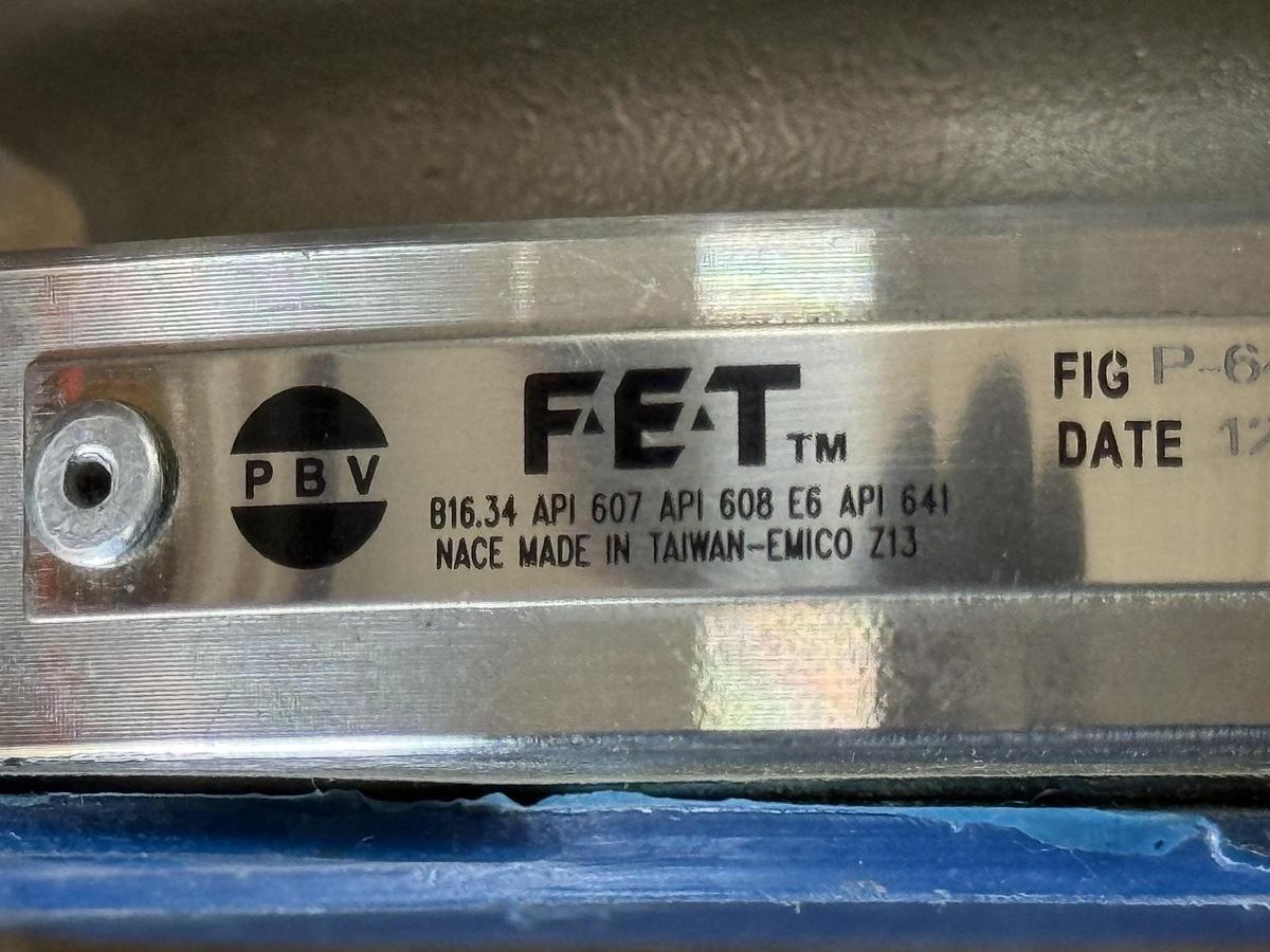 PBV 3" 150 RF BALL VALVE FP FIG # P-6410-41-3600-GL-NL-1 316 BODY