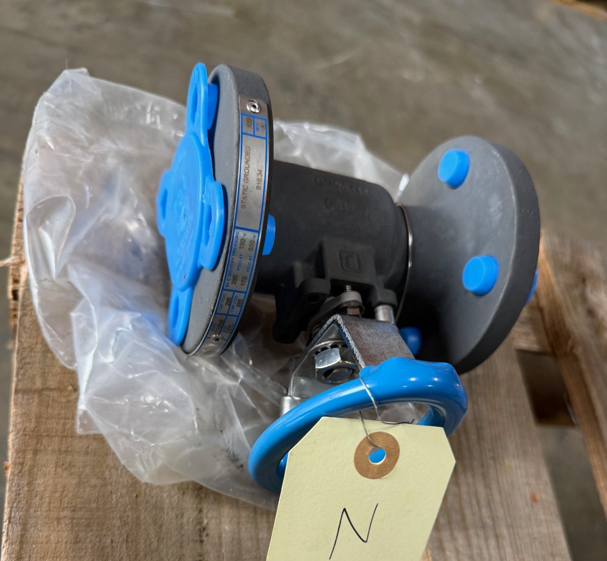 JAMESBURY 1" 150 FP BALL VALVE 7150 A105 X SS HANDLE OPERATOR ZR2
