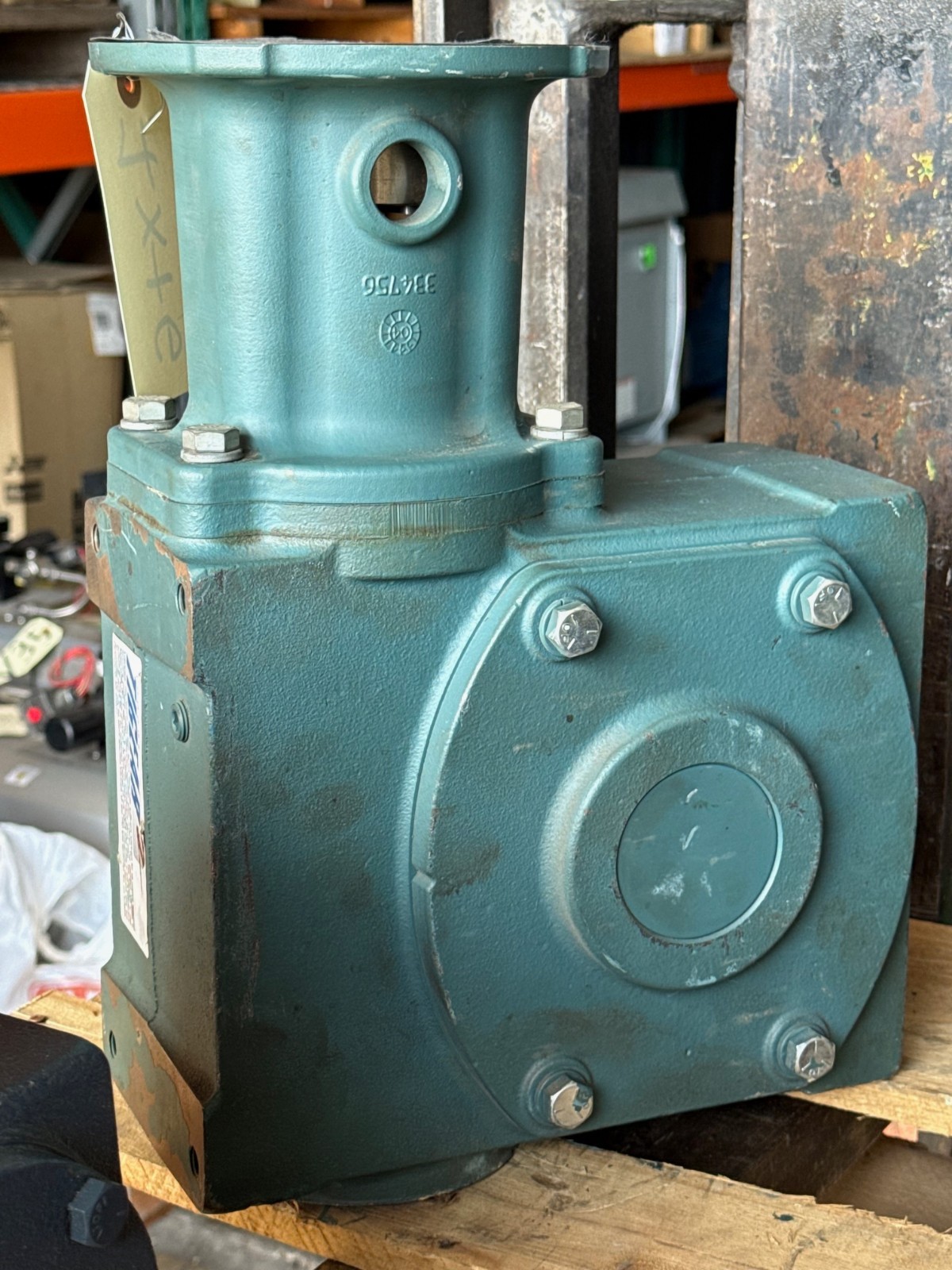 TIGEAR GEAR REDUCER 1XTG 1XSI 1XSF MODEL 35S20R 1750 RPM 5.79 HP RATIO 20 TO 1
