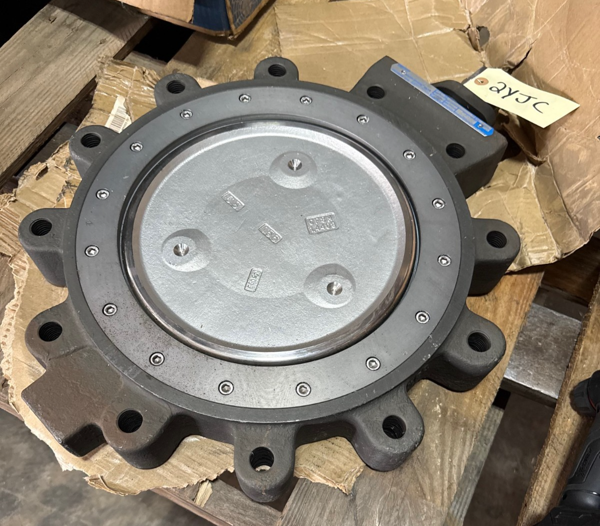 Used JAMESBURY WAFER-SPHERE DOUBLE-OFFSET 12" 150 LUG BUTTERFLY VALVE 2YJC MODEL 815L