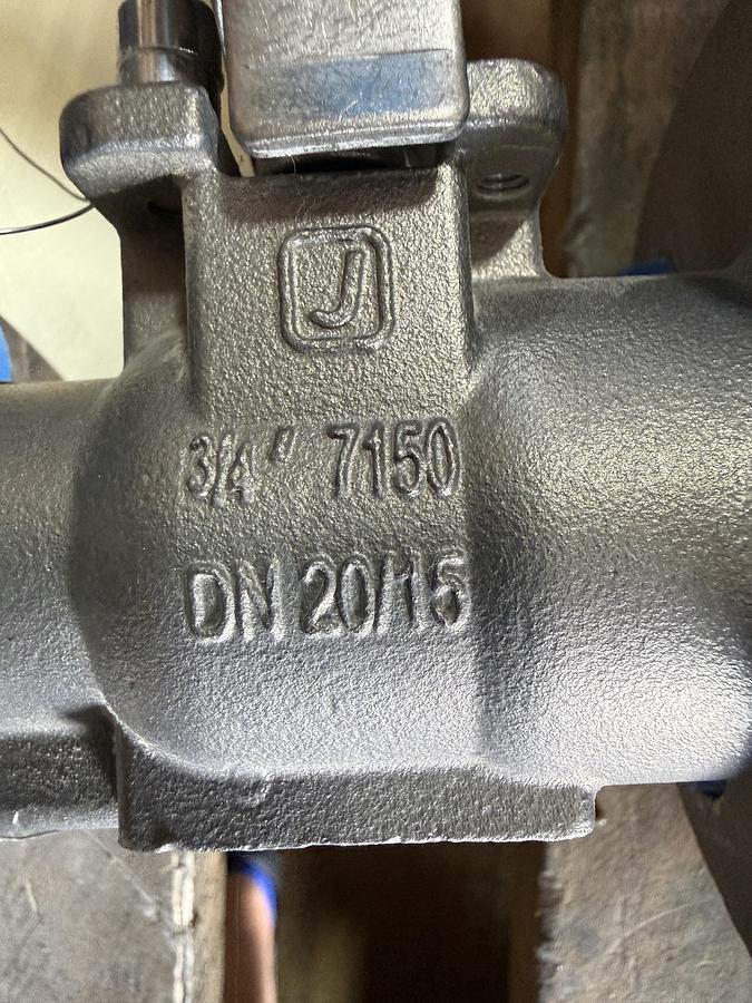 JAMESBURY 3/4" 150 RF BALL VALVE FP FIG # 3/4" 7150313600XTZ2 316 BODY