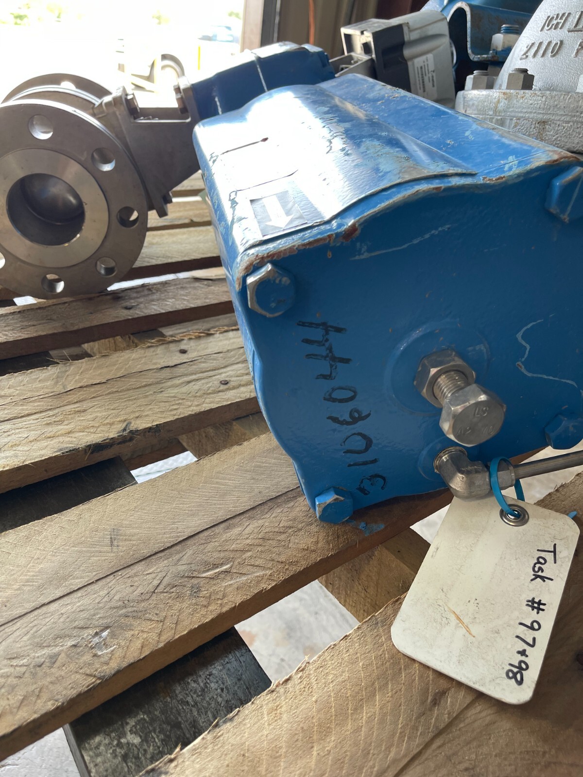 3" 300 RF FP BALL VALVE JAMESBURY 316 M2DA01APVA WITH METSO ACTUATOR