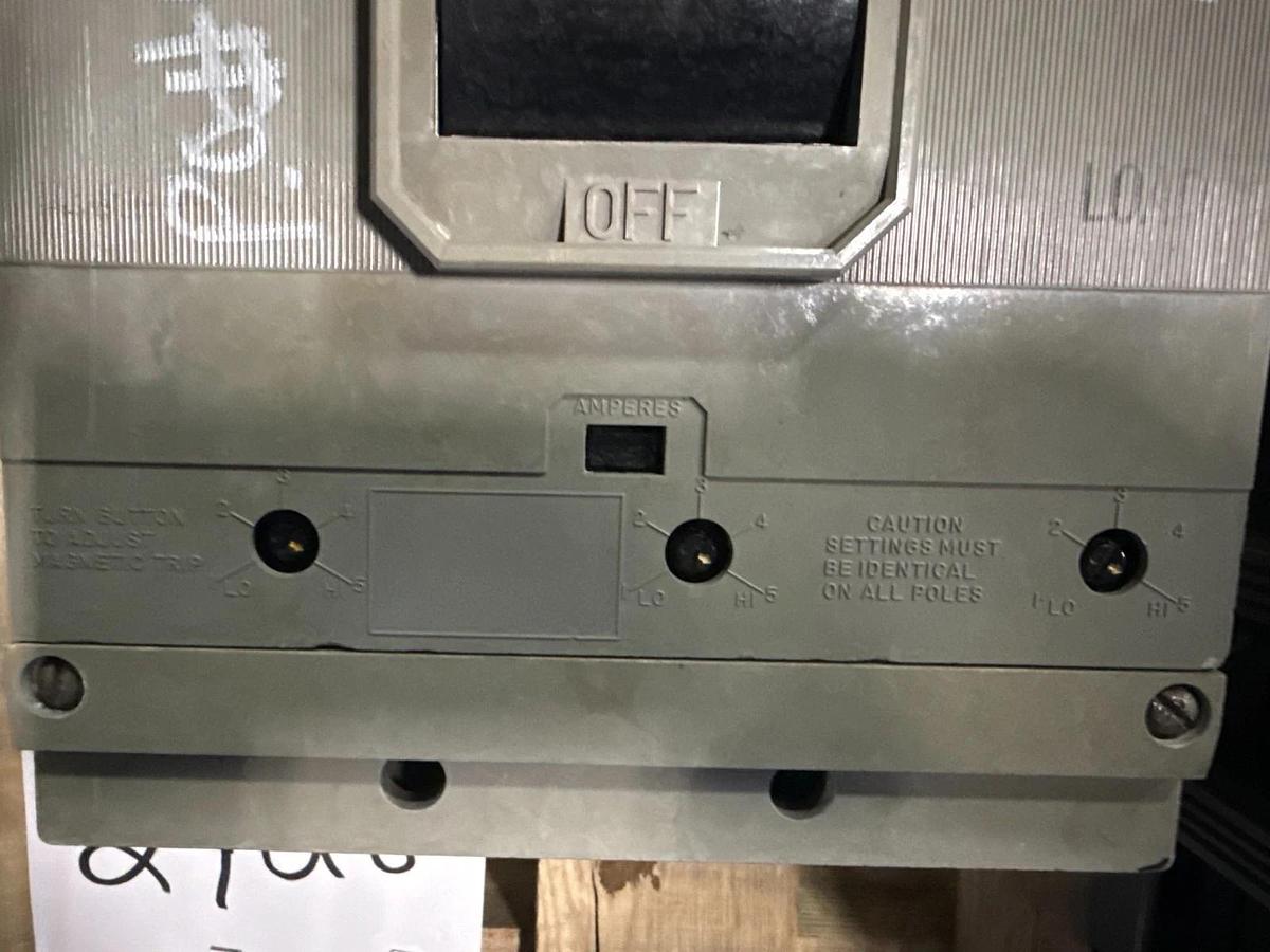 Refurbished ITE 1000 AMP BREAKER 2YU8 MODEL HPSM100CSN TYPE ETM 1KA MAGNETIC TRIP 2 SHUT