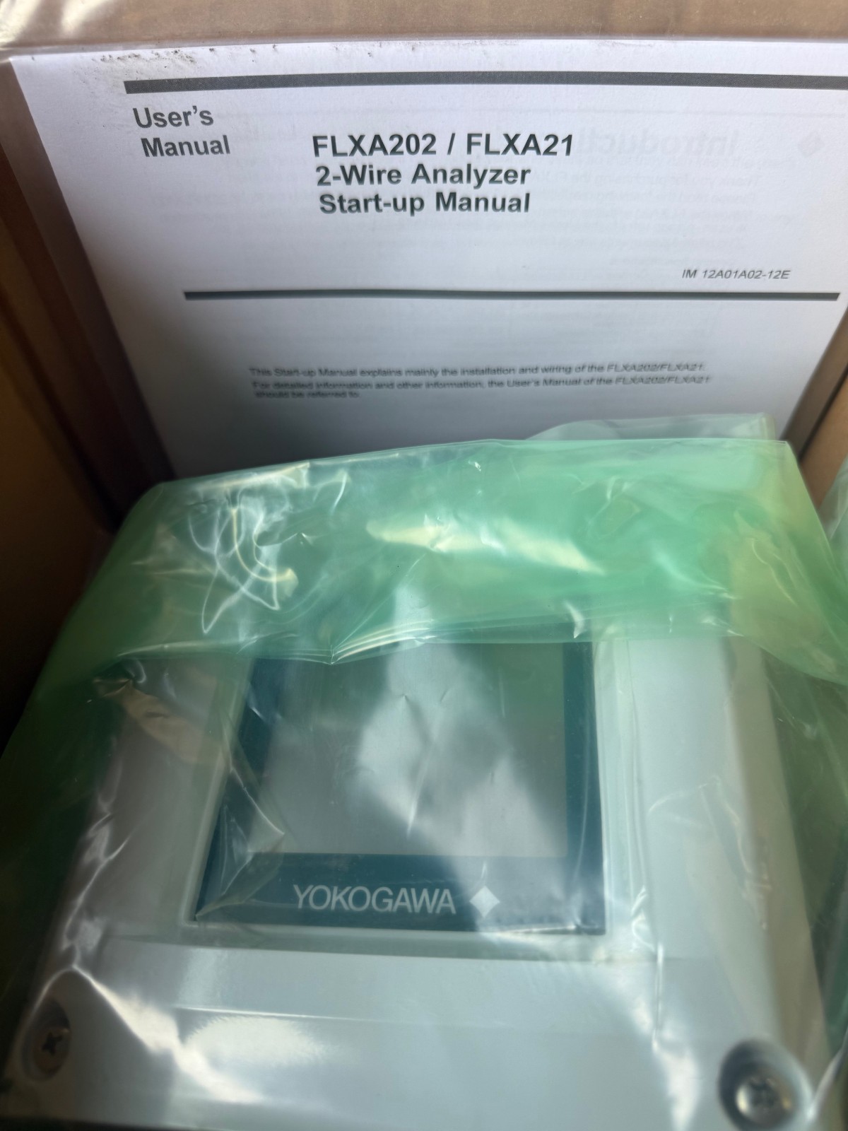 YOKOGAWA FLEXA 2-WIRE LIQUID ANALYZER ZU3 ZU4 MOD FLXA202 24 VDC TYPE 4X